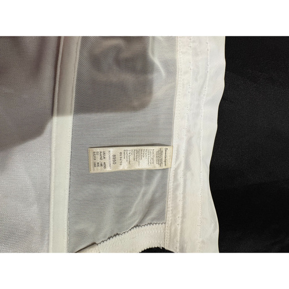 Dominique White Rachelle Satin Strapless Corset Bustier Bra Sz 40DD Item #8950 - Picture 8 of 10